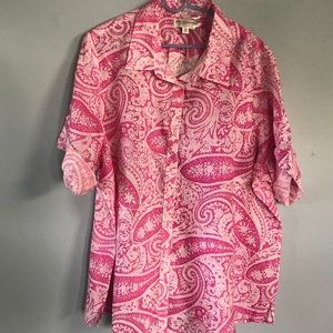 Brand new paisley print top